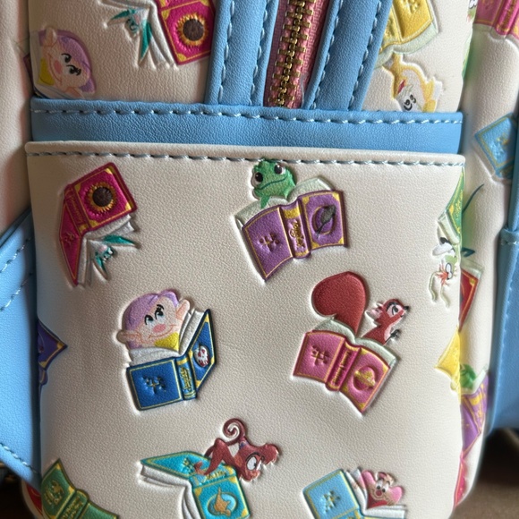 Loungefly Little Mermaid Cinderella Sleeping Beauty Storybook Mini Backpack main image 5